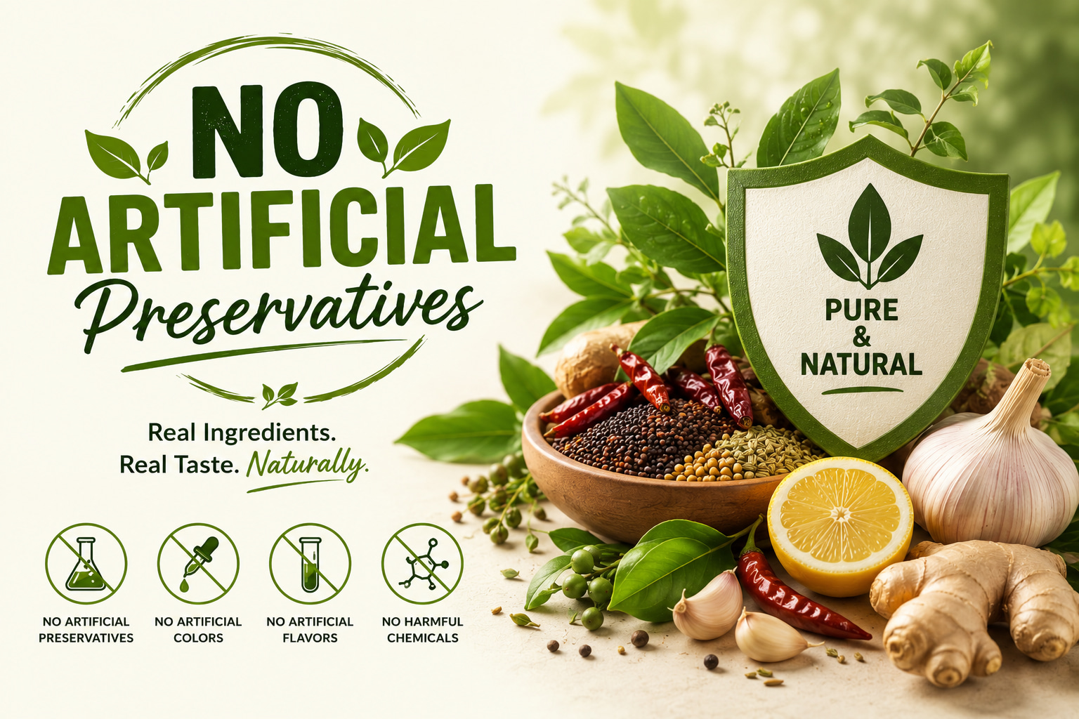no artificial preservatives
