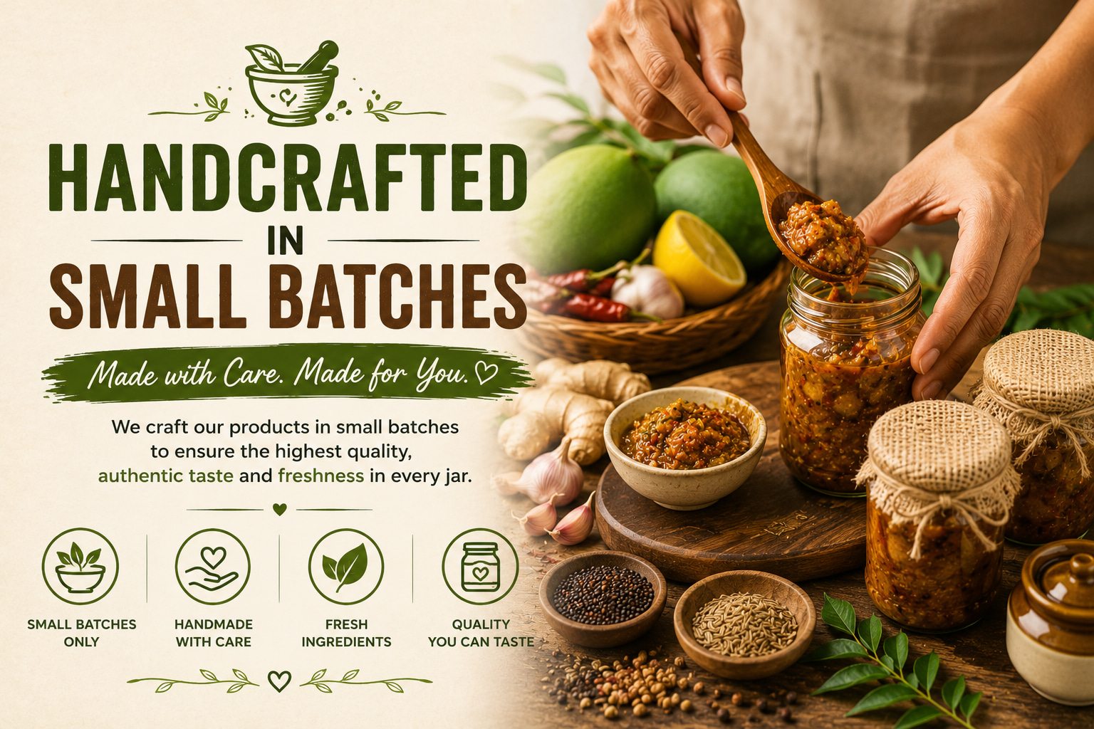 handcrafted pickles